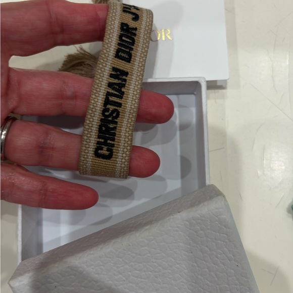 Dior Beige Woven Bracelet - Picture 3 of 3